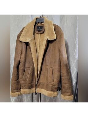 Rainforest | Aviator Bomber Jacket | Men's Faux Shearling-Lined Bomber Jacket